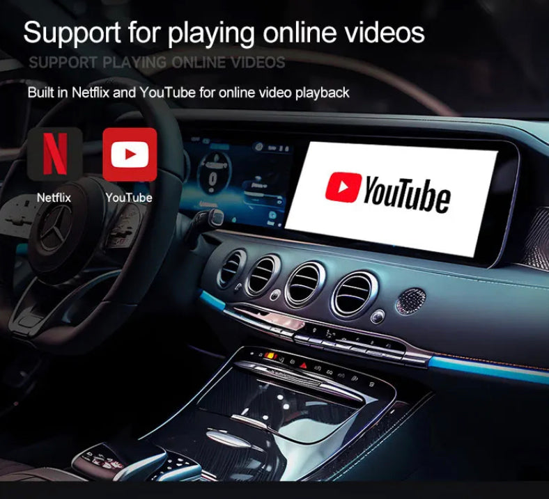 AI Wireless CarPlay/AndroidAuto (+YouTube & Netflix)