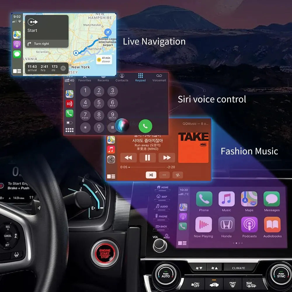 AI 2024 Wired to Wireless CarPlay/AndroidAuto