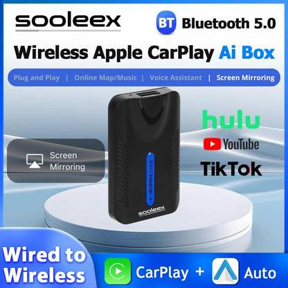 AI Wireless CarPlay/AndroidAuto 4-in-1 (+screen mirroring)